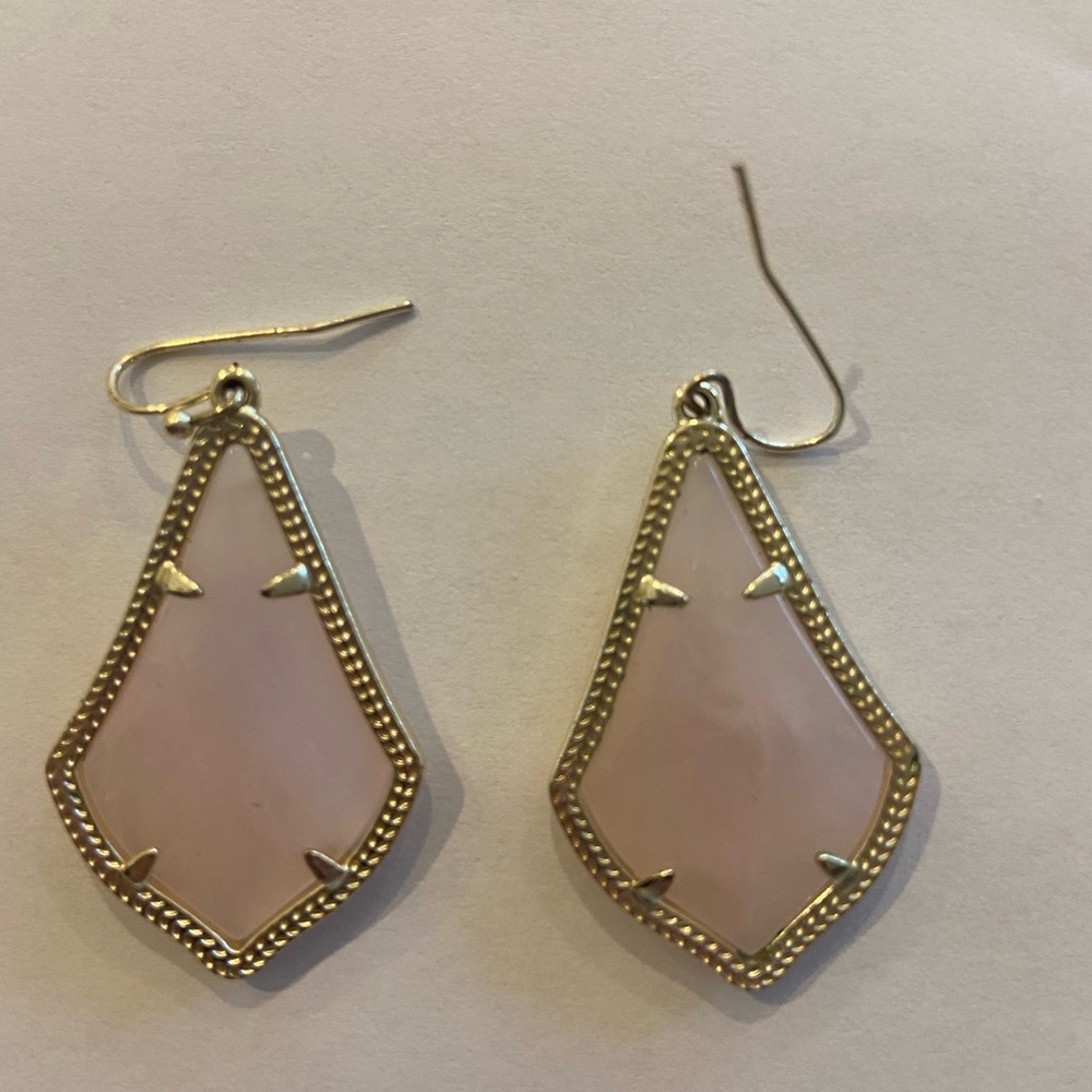 Authentic Kendra Scott pink earrings